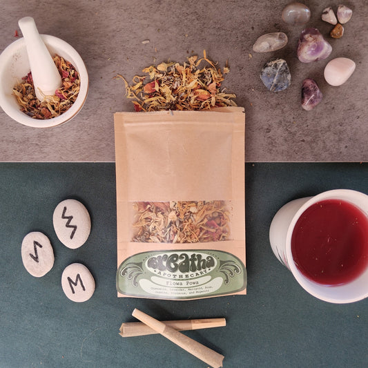 Flowa Powa Herbal Blend Pouch - Herbal Blend for Positivity